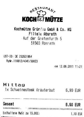 vfda Hffner Kochmtze Restaurant